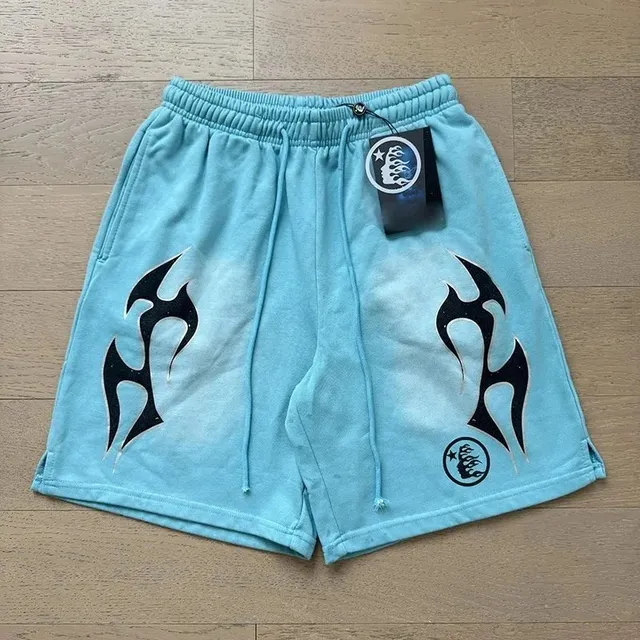 Hellstar Tribal Shorts Ocean Blue