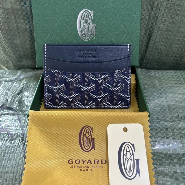Goyard Card Holder Goyardine Canvas