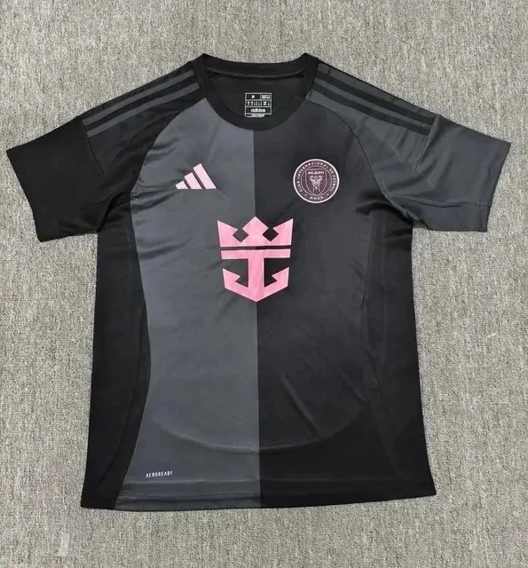Adidas Inter Miami CF Jersey Black Grey Pink