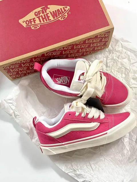 Vans Old Skool Pink and White