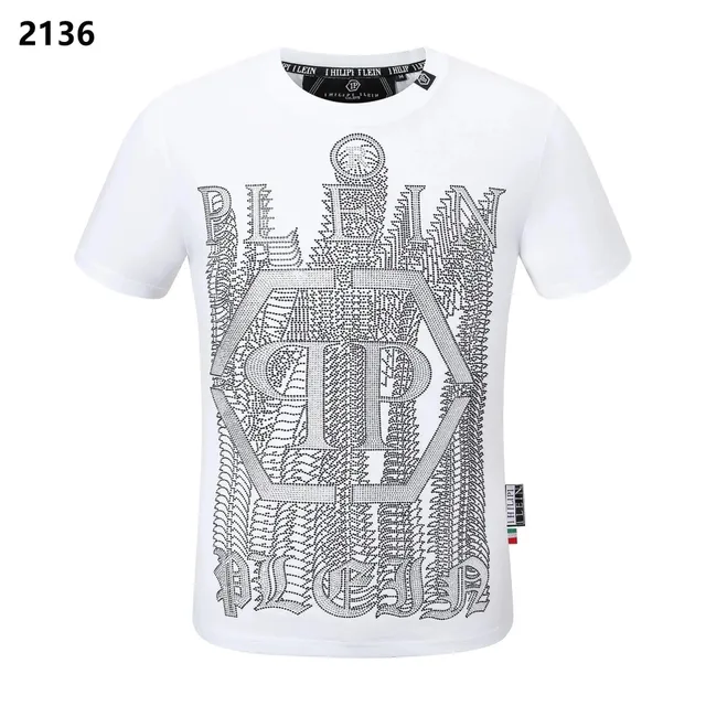 Philipp Plein Graphic T-Shirt Crystal Logo
