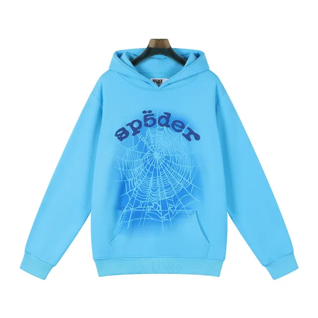 Sp5der Hoodie Spider Web Gradient