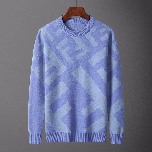 Fendi Knit Sweater FF Logo Intarsia