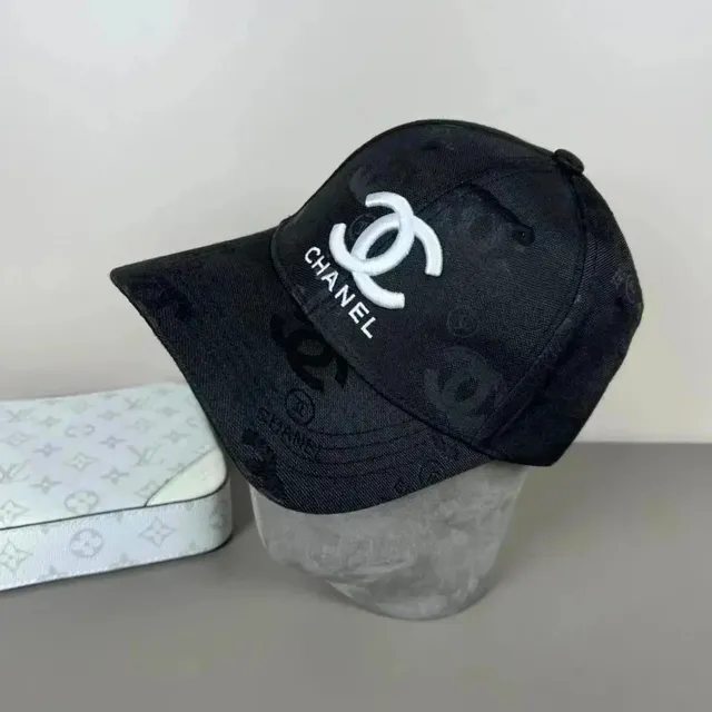 Chanel Baseball Cap CC Logo Embroidered