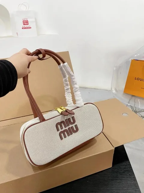 Miu Miu Matelassé Bag Double M Logo