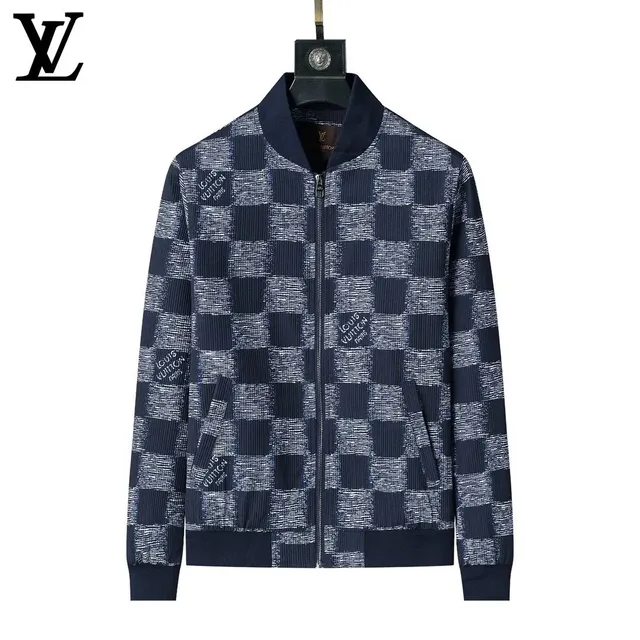 Louis Vuitton Checkered Bomber Jacket Monogram Grid