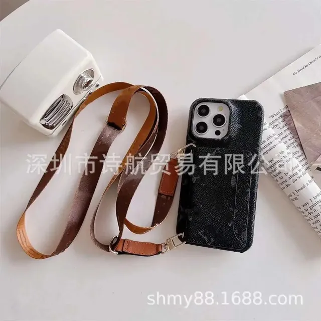 Louis Vuitton Phone Case with Strap Monogram Empreinte