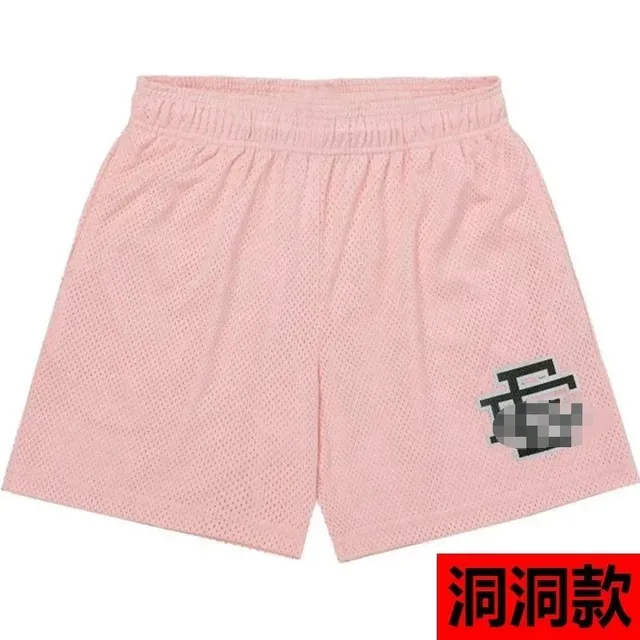Mesh Shorts Pink with Logo