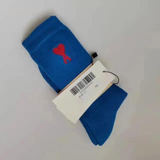 Amiri Logo Sock Heart Logo