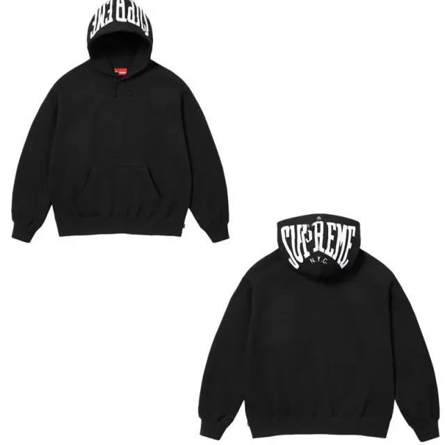 E568黑 Warm up hooded