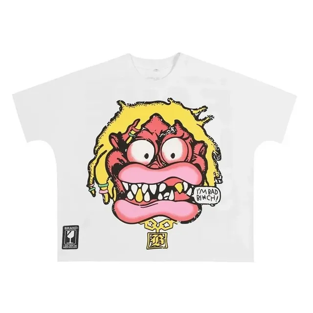 Graphic T-Shirt Bad Bitch Print