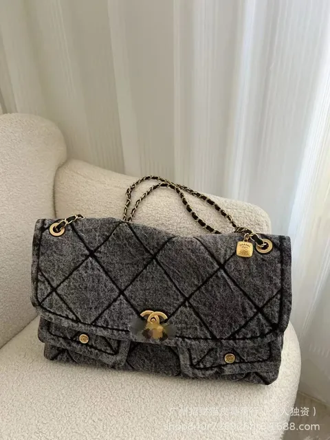 Chanel Classic Flap Bag Quilted Denim