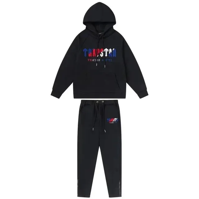 Corteiz Hoodie and Joggers Set TRAPSTAR Logo