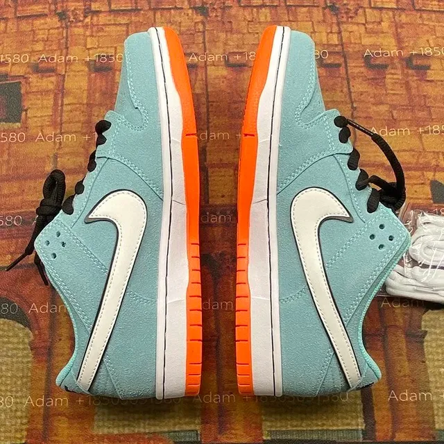 Nike Dunk Low Mint Green Orange
