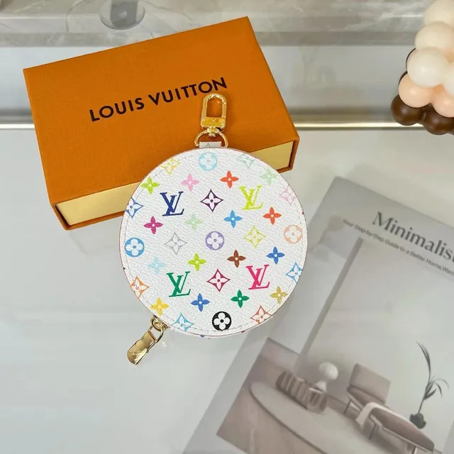 Louis Vuitton Round Coin Purse Multicolor Monogram