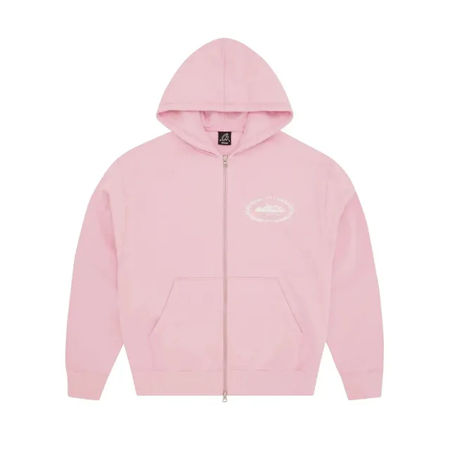 Corteiz Zip-Up Hoodie Wreath Logo