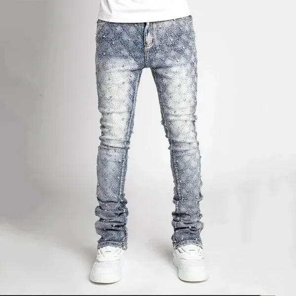 Levi's 501 Skinny Acid Wash Distressed