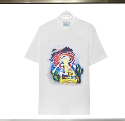 Casablanca Graphic Tee Abstract Print