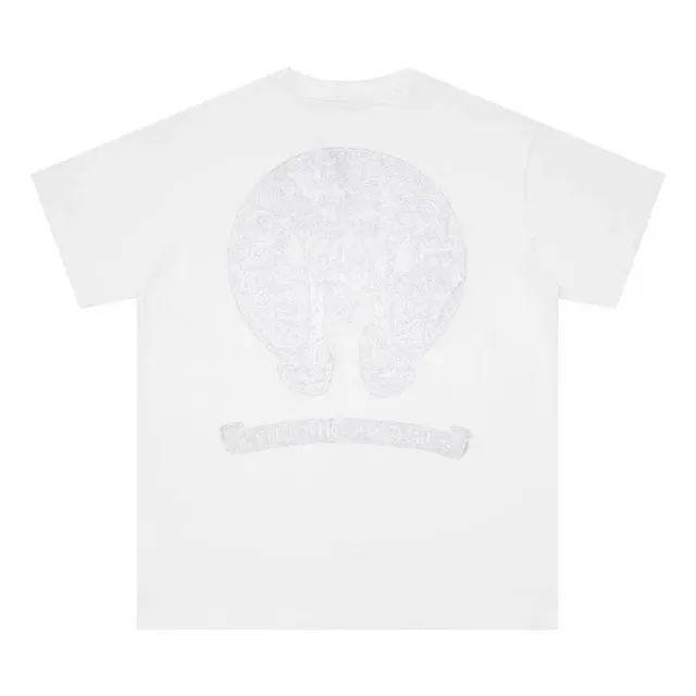 Chrome Hearts Graphic Tee Ornate Logo Print
