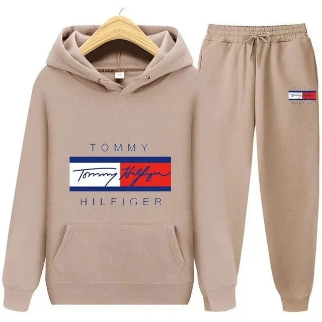 Tommy Hilfiger Hoodie and Joggers Set Signature Logo