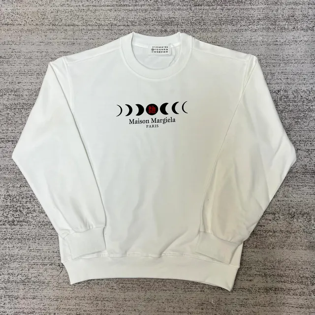 Maison Margiela Crewneck Sweatshirt Moon Phase Logo