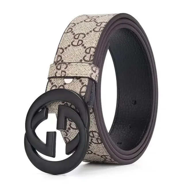 Brown black buckle
