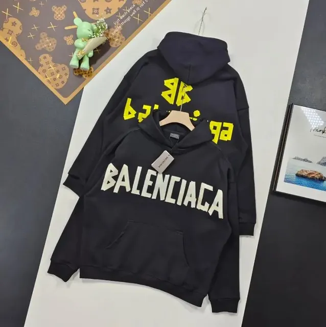 Balenciaga Logo Hoodie Oversized