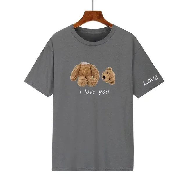 Palm Angels Graphic T-Shirt Teddy Bear Print