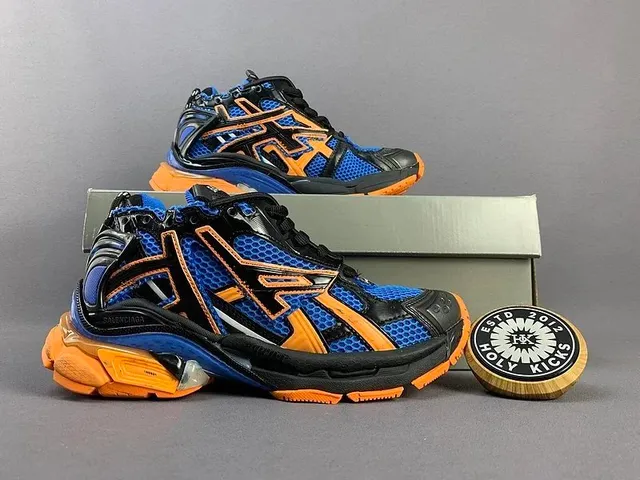Balenciaga Triple S Blue Orange Black
