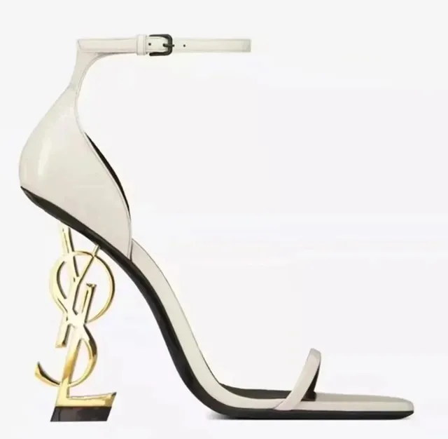 Saint Laurent Opyum Heel Monogram Heel