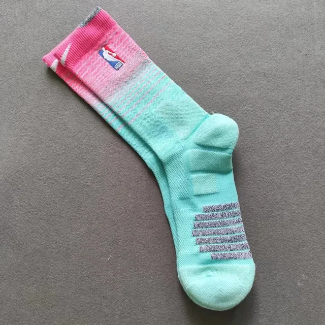 Nike NBA Crew Socks Gradient Pink to Mint