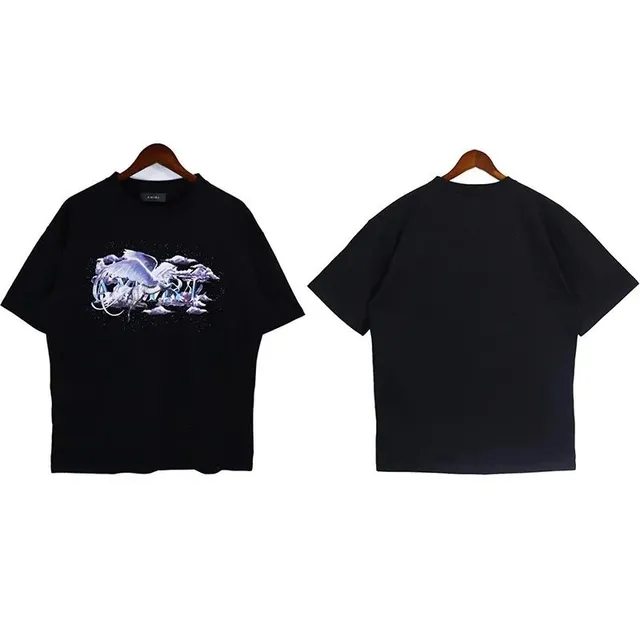 Amiri Graphic Tee Mushroom Print
