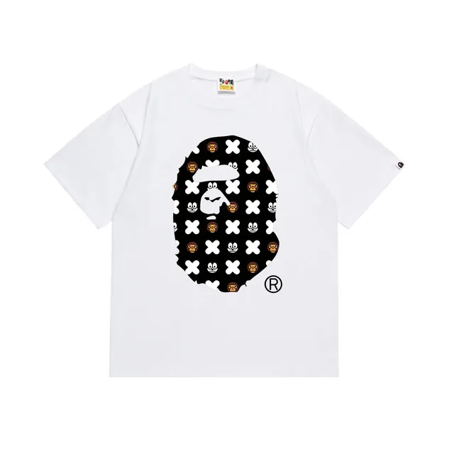 BAPE Ape Head Tee Black Ape Print