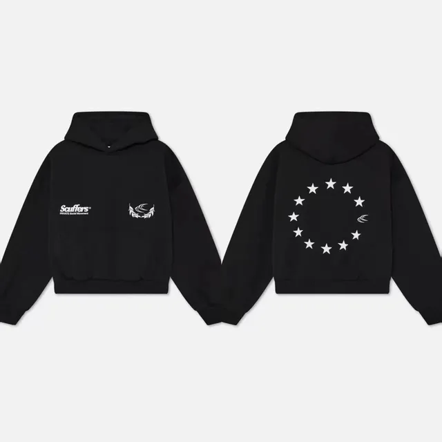 Scuffers Hoodie Star Circle Print