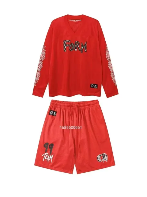 Chrome Hearts Mesh Jersey Set FoRM Print