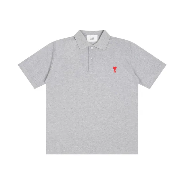 AMI Paris Polo Shirt Heart Logo