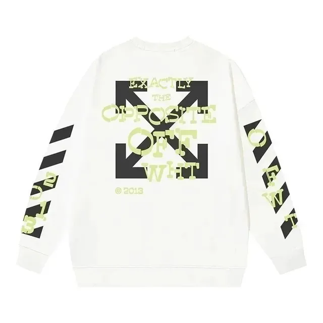 Off-White Crewneck Sweatshirt Exactly The Opposite Print