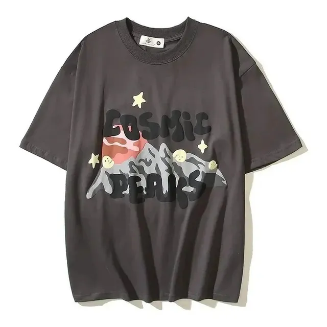 Broken Planet Graphic T-Shirt Cosmic Peaks Print