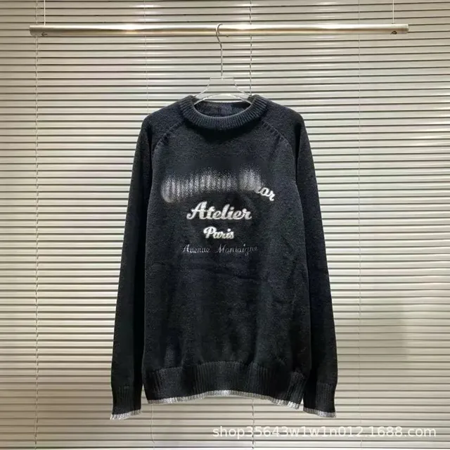Dior Knit Sweater Atelier Paris Embroidered