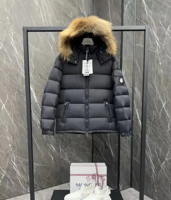 Moncler Padded Jacket Fur Hood