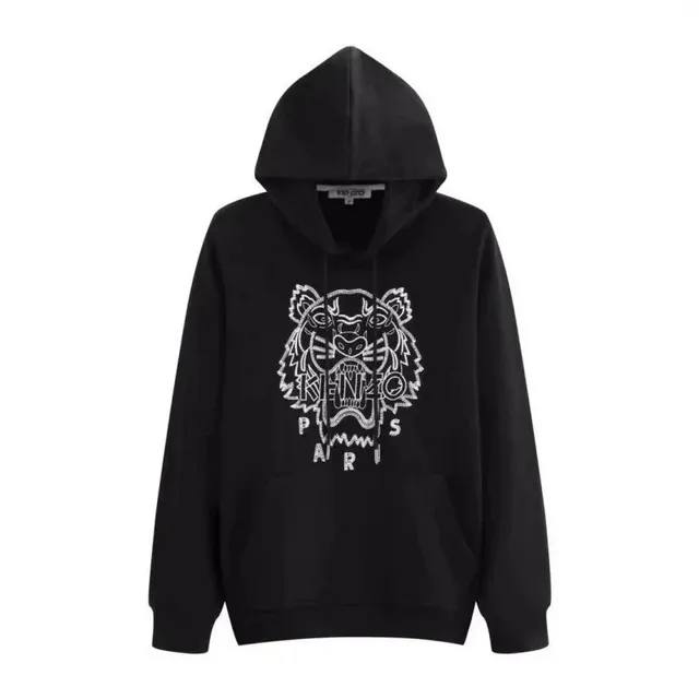 Kenzo Tiger Hoodie Embroidered Logo