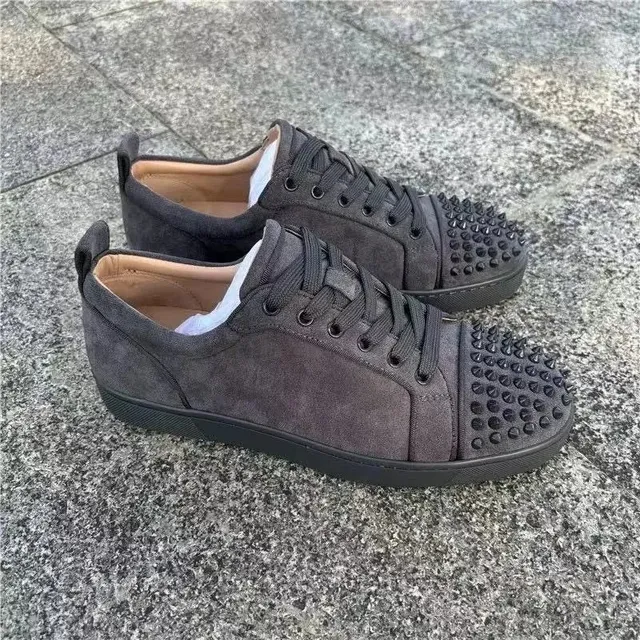 Christian Louboutin Louis Junior Studded Suede