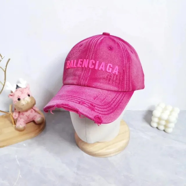 Balenciaga Baseball Cap Distressed Logo