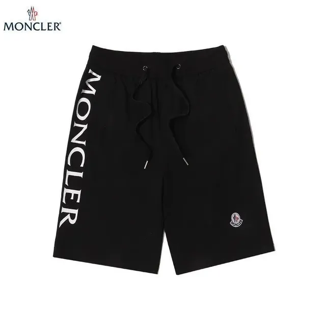 Moncler Logo-Print Shorts Side Logo