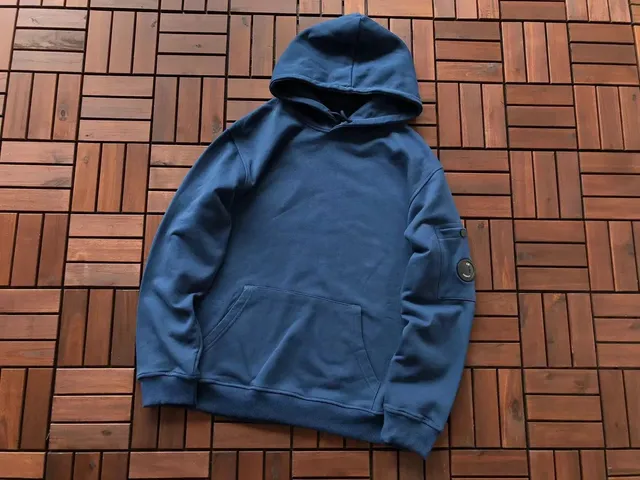 Chrome Hearts Hooded Sweatshirt Solid Navy