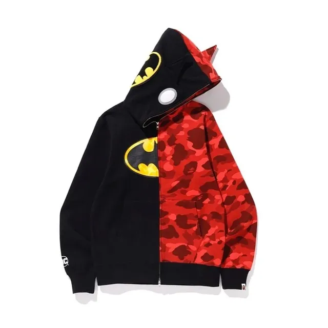 DC Shoes Zip-Up Hoodie Batman x BAPE Camo