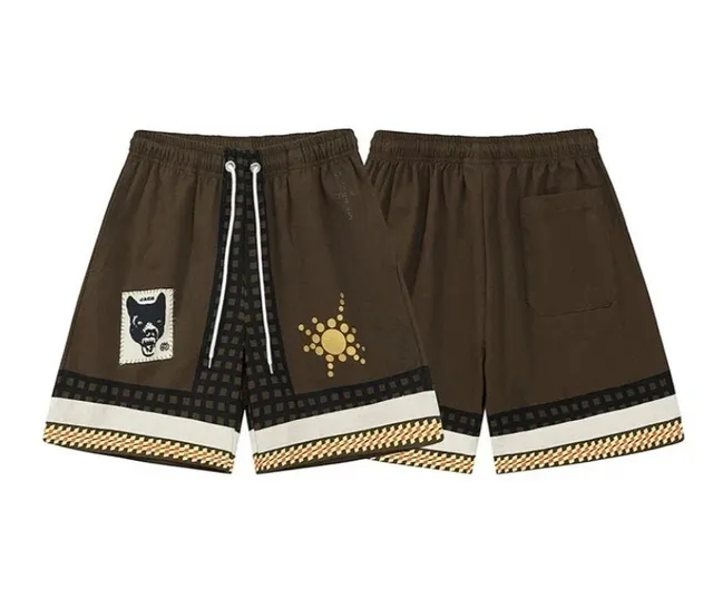 Travis Scott Basketball Shorts Dog Logo Patch