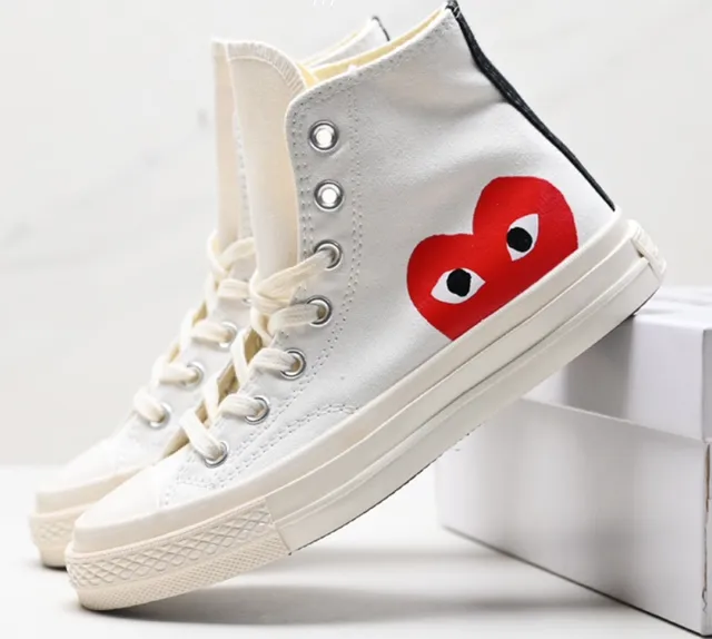 Comme des Garçons Converse Chuck Taylor All Star High Heart Logo