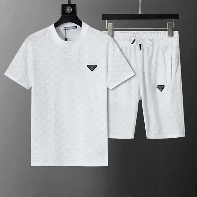 Prada Logo-Embellished Set Quilted Texture