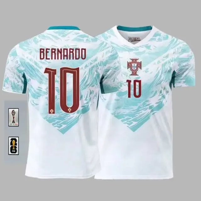 Portugal away jersey, number 10 with captain's armband